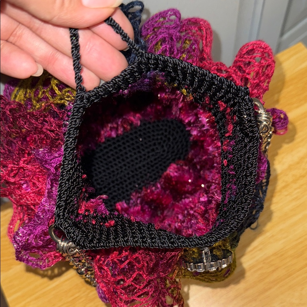 Handmade Multicolor Ruffled Women's Bag - Picture 13 of 17